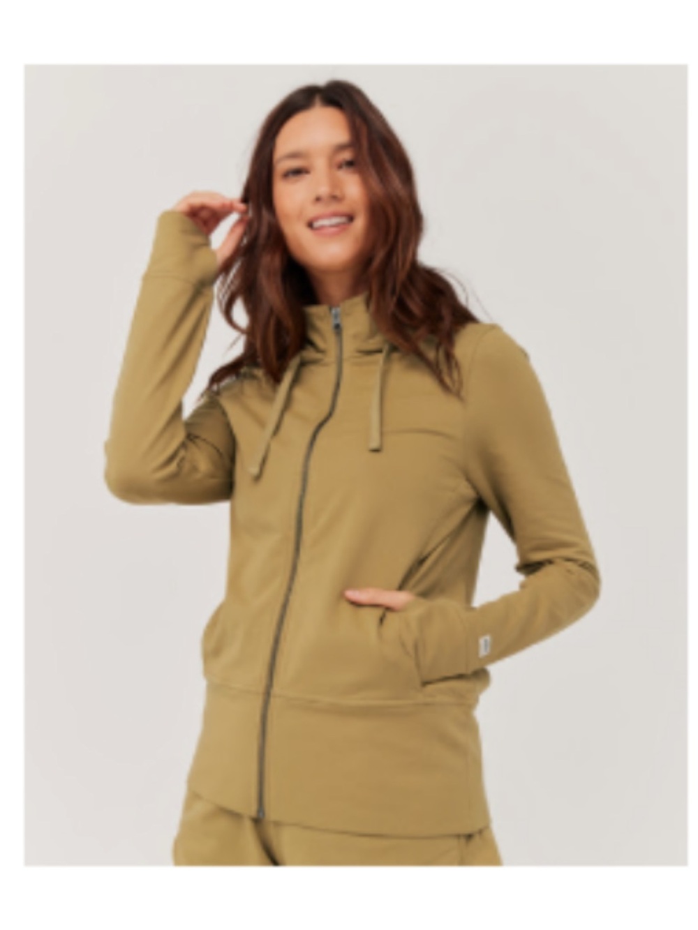 PACT full zip organic cotton hoodie xs